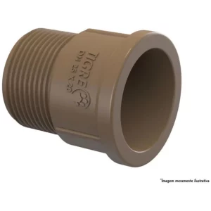 Adaptador Tigre Curto Soldável 025mm X 3/4" com 50 Peças - Imagem 1