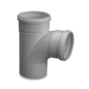 Tê para Esgoto 75x75mm Branco - Imagem 1