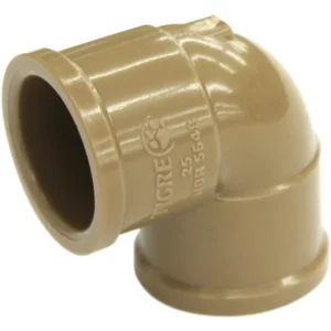 Joelho 90° Soldável 25mm Marrom - Imagem 1