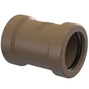 Luva de Correr para Tubo Soldável 25mm Marrom - Imagem 1