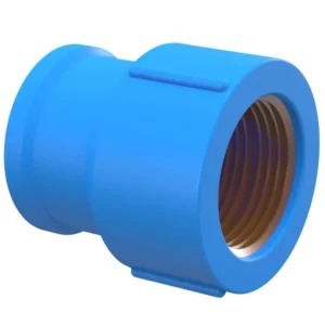 Luva Azul com Bucha de Latão 1/2''x25mm - Imagem 1