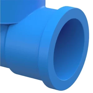 Tê 90° Soldável com Bucha de Latão 1/2''x20mm Azul - Imagem 3