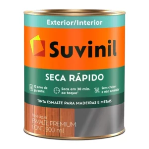 Tinta Esmalte Premium Seca Rápido Brilhante Branco 900ml