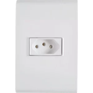 Conjunto 4x2 2p+t Liz 10a 250v Branco - Tramontina