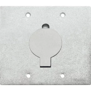 Tampa Unha Simples para Caixa de Piso 4 X 4 Cromada - Tramontina - Imagem 1