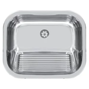 Tanque de Encaixe 30l em Aço Inox Polido Tramontina Hera 50 X 40cm - Imagem 1