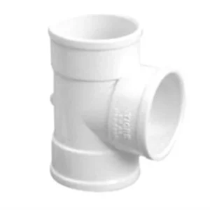 Tê Curto para Esgoto em Pvc 150x150mm Branca - Imagem 1