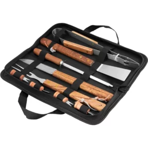 Jogo de Utensílios para Churrasco, em Aço Inox, com 10 Peças Vonder - Imagem 2