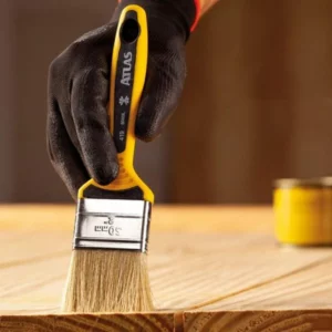 Pincéis Atlas 419/4 Trincha para Pintura Stain&ver 1 1/2" - Imagem 2