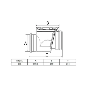Válvula de Retenção para Esgoto 150mm Amanco - Imagem 5