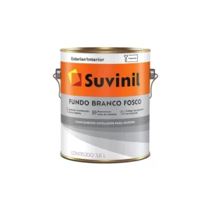Suvinil Fundo Preparador Branco Fosco 3,6l - Branco - 53408297 - Imagem 1