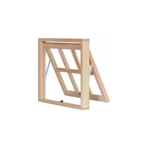 Janela Quadrada Basculante 80x60cm Vidro Inteiro Maximar Rondosul Natural - Imagem 3