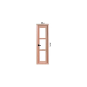 Janela com Caixilhos Pivotantes e Vidros Quadriculados Rondosul Natural - Imagem 3