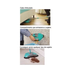 Varredora de Chão Plástica Noviça Anis - Imagem 3