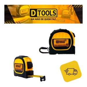 Trena Emborrachada Abs Auto Trava 8m X 25mm Dtools - Imagem 2