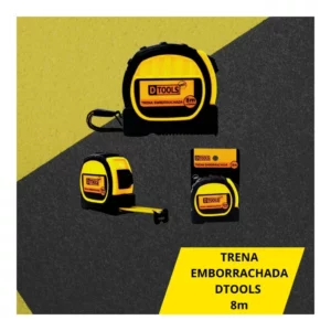 Trena Emborrachada Abs Auto Trava 8m X 25mm Dtools - Imagem 3