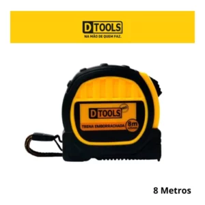 Trena Emborrachada Abs Auto Trava 8m X 25mm Dtools - Imagem 5