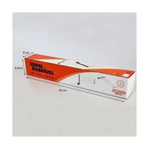 Varal em Aço Dobrável Numeral Branco - Imagem 3