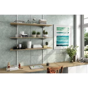 Prat.k Trilho Branco 150cm para Suporte de Prateleira - Versatilidade e Resistência - Imagem 4