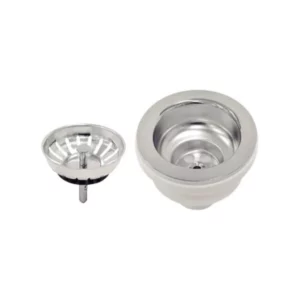 Válvula Aço Inox Tramontina para Pias e Cubas 4.1/2" - Imagem 1