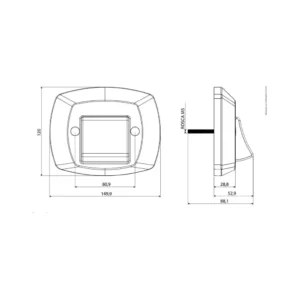 Acabamento para Válvula de Descarga Docol Blukit 340371 Preto - Imagem 3