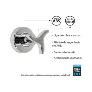 Acabamento para Registro Docolbase 3/4" Nova Trio - Docol - Imagem 5