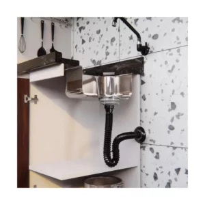 Sifao Tubo Extensivo Black Porca Pp C/ Canopla 70cm. - Imagem 3