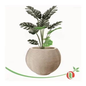 Vaso Ondulado Redondo 32 (37l) Cor Areia Nutriplan - Imagem 6