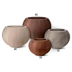 Vaso Ondulado Redondo 32 (37l) Cor Areia Nutriplan - Imagem 7