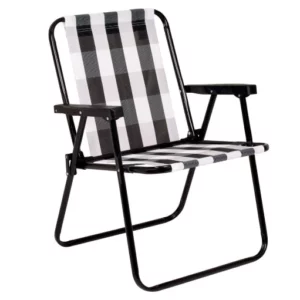 Cadeira Alta Retro Preta (6) - Imagem 1