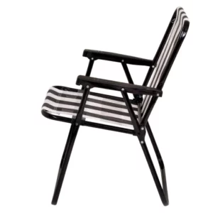 Cadeira Alta Retro Preta (6) - Imagem 2