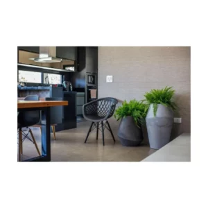 Vaso Top Pot Baixo 46 Cimento Queimado - Imagem 3