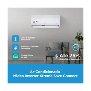 Ar Condicionado Split Hi Wall Inverter Springer Midea Xtreme Save Connect 9000 Btu/h Frio 42agvci09m5-220 Volts - Imagem 3