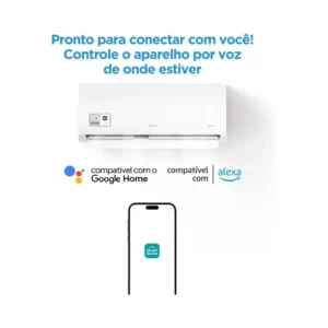 Ar Condicionado Split Hi Wall Inverter Springer Midea Xtreme Save Connect 9000 Btu/h Frio 42agvci09m5-220 Volts - Imagem 4