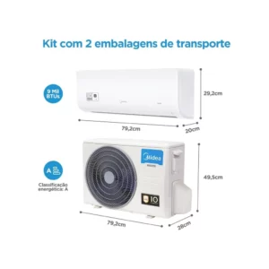 Ar Condicionado Split Hi Wall Inverter Springer Midea Xtreme Save Connect 9000 Btu/h Frio 42agvci09m5-220 Volts - Imagem 5