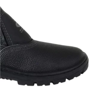 Botina de Elástico Couro Sem Bico Imbiseg Preta Tamanho 45 - Imagem 3