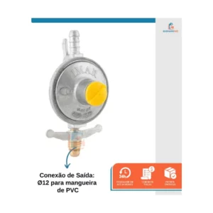 Regulador para Gás Imar Sem Mangueira 2 Kg - Imagem 2