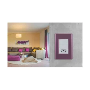 Placa 3 Postos 4x2 Cor Grafite Tramontina - Imagem 2