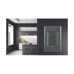 Placa 3 Postos 4x2 Cor Grafite Tramontina - Imagem 3