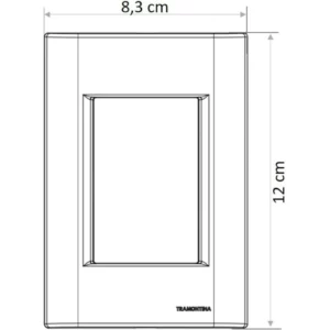 Placa 3 Postos 4x2 Cor Rosa Tramontina - Imagem 4