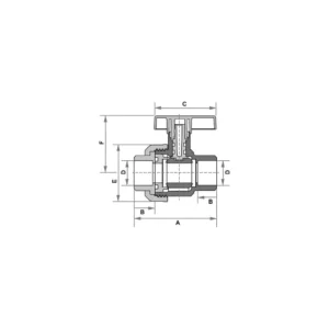 Registro de Esfera com União 20 Mm Fortlev com 10 - Imagem 3