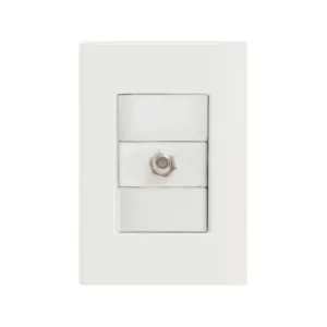 Conjunto 4x2 com 1 Tomada Tv/sat Coaxial Tramontina Giz Branco - Imagem 2