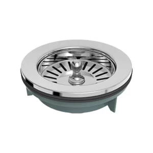 Valvula P/escoamento Pia Americana 4.1/2" X 1.1/2" Pp Inox 110mm