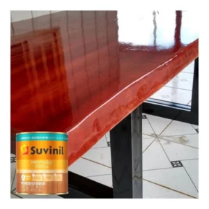 Verniz Seca Rapido Mogno 900ml Suvinil Base água - Imagem 3