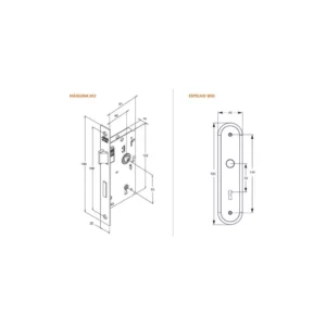 Fechadura 1810/21 - Esp. Antique E-coat - Imagem 4