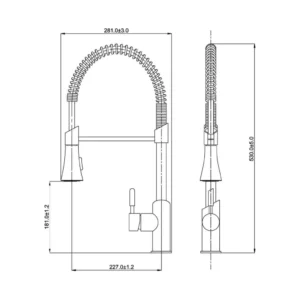 Lorenzetti Monocomando Cozinha Gourmet Compacto com Ducha Especial Lorenkitchen 2266 C76, 7048481, Cromado, 53 - Imagem 3