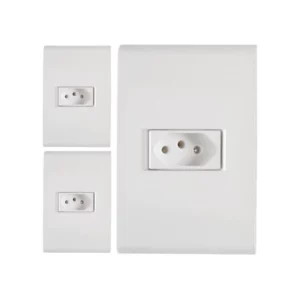Conjunto 1 Tomada 2p+t 10a 250v Branco Tramonti 57410811