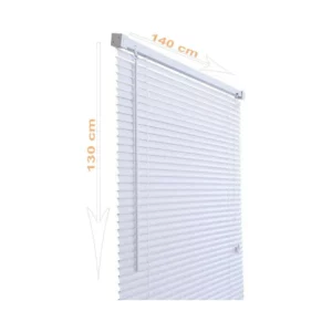 Persiana Horizontal Plástico, Primafer, Branco, 140 X 130 Cm - Imagem 2