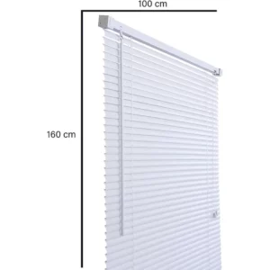 Persiana Horizontal Plástico, Primafer, Branco, 100 X 160 Cm - Imagem 4