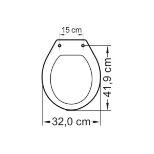 Assento Oval Infantil Branco Convencional Polipropileno - Imagem 5
